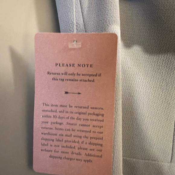 NWT BHLDN Delice off- Shoulder Crepe Dress - Picture 6 of 6